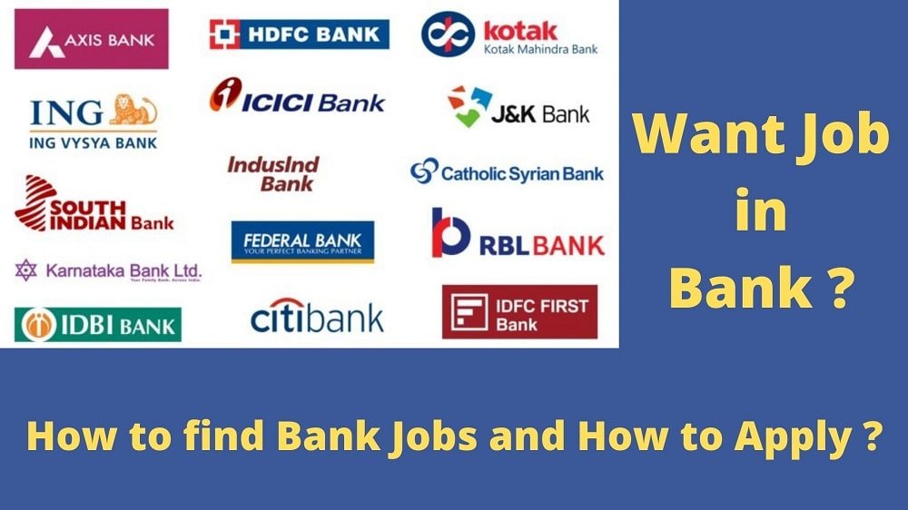 How to find Bank Jobs
