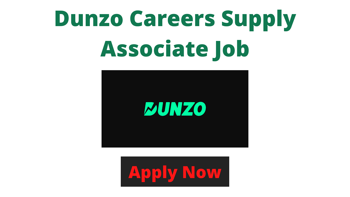 Dunzo Careers Supply Associate Job